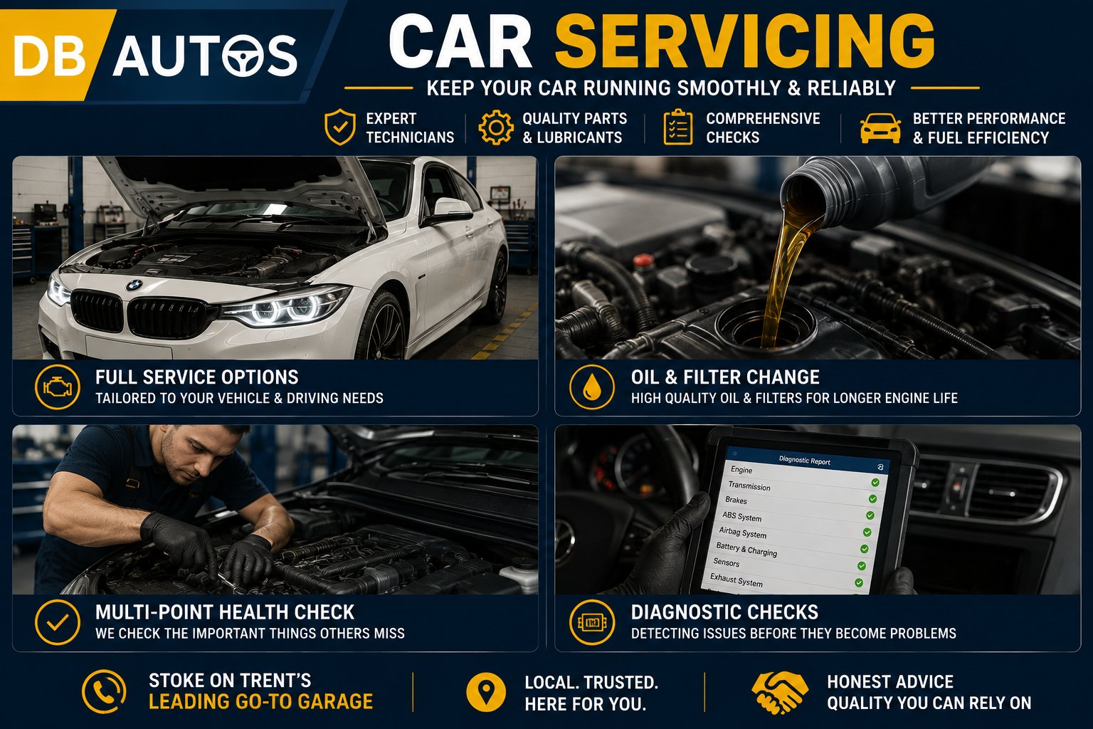 DB Autos — MOT testing and repairs in Stoke-on-Trent