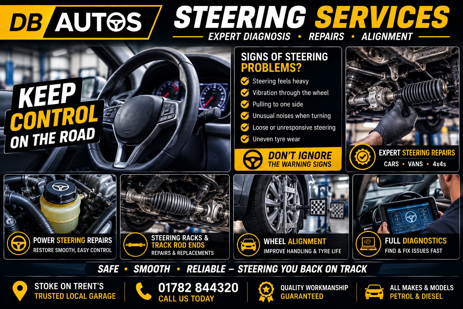 DB Autos — MOT testing and repairs in Stoke-on-Trent