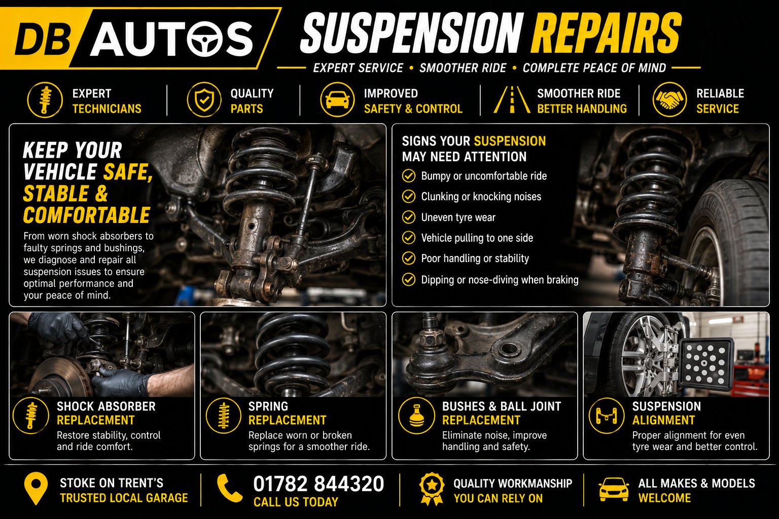 DB Autos — MOT testing and repairs in Stoke-on-Trent